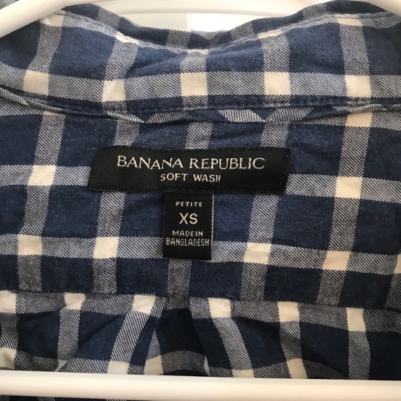 Banana Republic Soft Wash Plaid Shirt - Picture 8 of 11